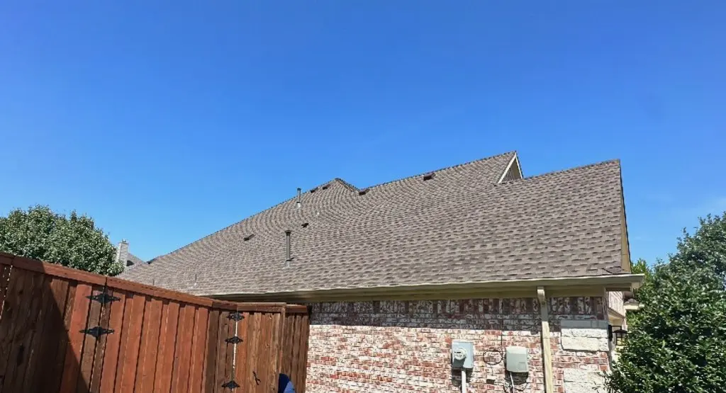 Completed roof replacement project in Sterling